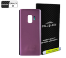 Samsung Galaxy S9 Back Glass Replacement with Camera NO LENS - Removal Tool Included - G960