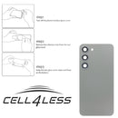 Samsung Galaxy S23 Replacement Back Glass w/Lens Installed Color : Green