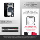 Apple iPhone 8 RED Rear Housing Midframe Assembly w/ Pre-Installed Components - CELL4LESS