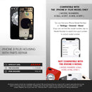 iPhone 8 PLUS SPACE GRAY Rear Housing Midframe Assembly w/ Pre-Installed Components - CELL4LESS