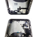 Apple iPhone X SILVER Rear Housing Midframe Assembly w/ Pre-Installed Components - CELL4LESS