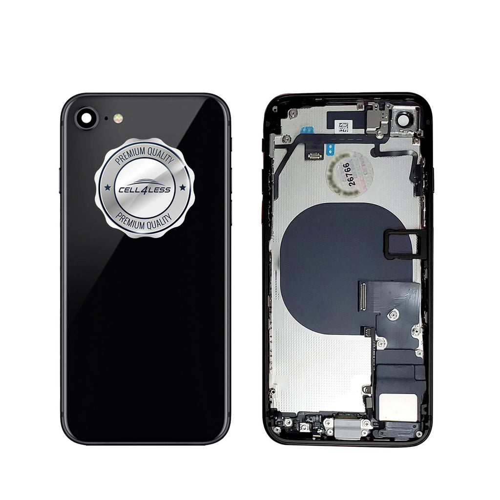 iPhone 8 SPACE GRAY Rear Housing Midframe Assembly w/ Pre