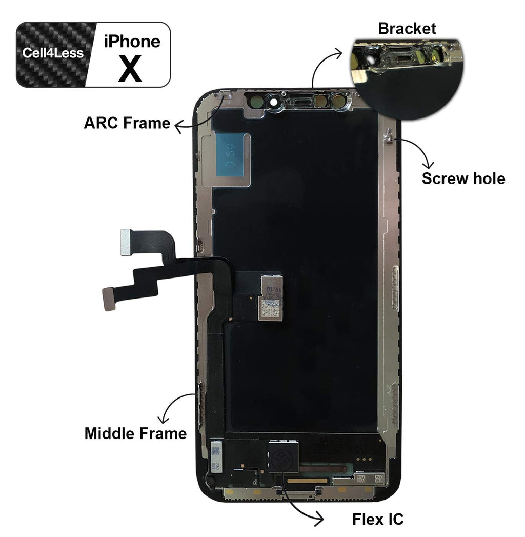 iPhone X LCD Replacement TFT Glass Display Screen Replacement