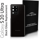 Samsung Galaxy S20 ULTRA 5G Backglass Replacement w/ Pre-Installed Lens and Adhesive & Removal Tool SM-G988 - CELL4LESS