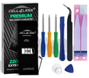 iPhone 6 Extended Battery Replacement Kit for A1549 & A1586-, 3.82V, 6.91 WHR w/Assembly Tools & Adhesive Pull Strips (i6 EXT 2200mAh Extended Capacity) - CELL4LESS