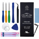 iPhone 6S PLUS Battery Replacement Kit for A1634, A1687 & A1699 (2750 mAh) - CELL4LESS