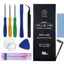 iPhone 8 PLUS Battery Replacement Kit for A1864, A1897 & A1898 - 2691 mAh, 3.82V, 10.28 WHR w/Assembly Tools & Adhesive Pull Strips (i8 Plus 2691 mAh) - CELL4LESS