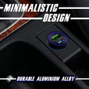 Cell4Less Mini Car Charger Alloy Metal PD 3.0 & QC, Dual Port USB-C PD - CELL4LESS