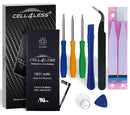 iPhone 8 Battery Replacement Kit for A1863, A1905, A1906 -1821 mAh, 3.82V, 6.96 WHR w/Assembly Tools & Adhesive Pull Strips (i8 1821 mAh) - CELL4LESS
