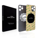 Apple iPhone 11 Pro Back Glass W/Full Body Adhesive, Removal Tool, and Wide Camera Hole for Quicker Installation - CELL4LESS