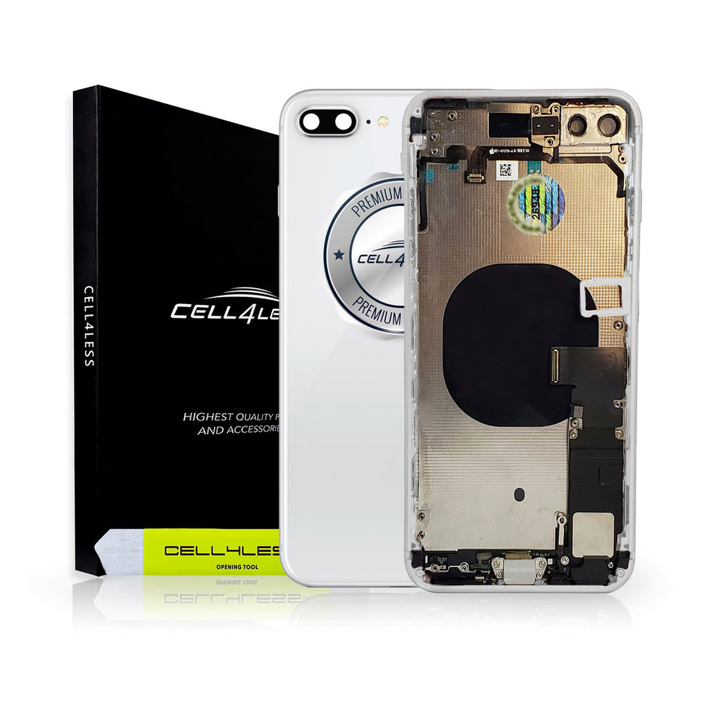 iPhone 8 PLUS SILVER Rear Housing Midframe Assembly w/ Pre