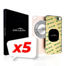 iPhone 8 Back Glass W/Full Body Adhesive, Removal Tool, and Wide Camera Hole for Quicker Installation - CELL4LESS