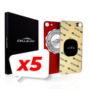 iPhone 8 Back Glass W/Full Body Adhesive, Removal Tool, and Wide Camera Hole for Quicker Installation - CELL4LESS