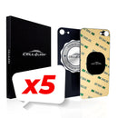 iPhone 8 Back Glass W/Full Body Adhesive, Removal Tool, and Wide Camera Hole for Quicker Installation - CELL4LESS