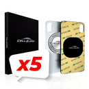 iPhone X Back Glass W/Full Body Adhesive, Removal Tool, and Wide Camera Hole for Quicker Installation - CELL4LESS