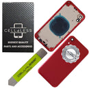 iPhone XR Back Housing Assembly Metal MidFrame w/Back Glass - Sim Card Tray, Power / Volume Buttons, Camera Frame and Lens - CELL4LESS