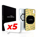 iPhone XS Back Glass W/Full Body Adhesive, Removal Tool, and Wide Camera Hole for Quicker Installation - CELL4LESS