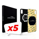 iPhone XS Back Glass W/Full Body Adhesive, Removal Tool, and Wide Camera Hole for Quicker Installation - CELL4LESS
