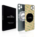 iPhone 11 Pro Max Back Glass W/Full Body Adhesive, Removal Tool, and Wide Camera Hole for Quicker Installation - CELL4LESS