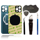 iPhone 12 Pro MAX Back Glass W/Full Body Adhesive, Removal Tool, and Wide Camera Hole for Quicker Installation - CELL4LESS