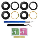 iPhone 11 Pro Replacement Camera Glass Kit for iPhone w/Removal Tools & Adhesives (2 Pack) OEM Quality HD Crystal Clear Glass DIY Kit - Fits All Carriers - CELL4LESS