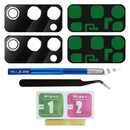 Galaxy S20 FE Replacement Camera Glass Kit for iPhone w/Removal Tools & Adhesives (2 Pack) OEM Quality HD Crystal Clear Glass DIY Kit - Fits All Carriers - CELL4LESS