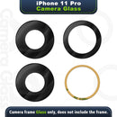 iPhone 11 Pro Replacement Camera Glass Kit for iPhone w/Removal Tools & Adhesives (2 Pack) OEM Quality HD Crystal Clear Glass DIY Kit - Fits All Carriers - CELL4LESS