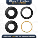 iPhone 11 Pro Max Replacement Camera Glass Kit for iPhone w/Removal Tools & Adhesives (2 Pack) OEM Quality HD Crystal Clear Glass DIY Kit - Fits All Carriers - CELL4LESS