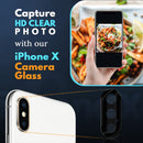 iPhone X Replacement Camera Glass Kit for iPhone w/Removal Tools & Adhesives (2 Pack) OEM Quality HD Crystal Clear Glass DIY Kit - Fits All Carriers - CELL4LESS
