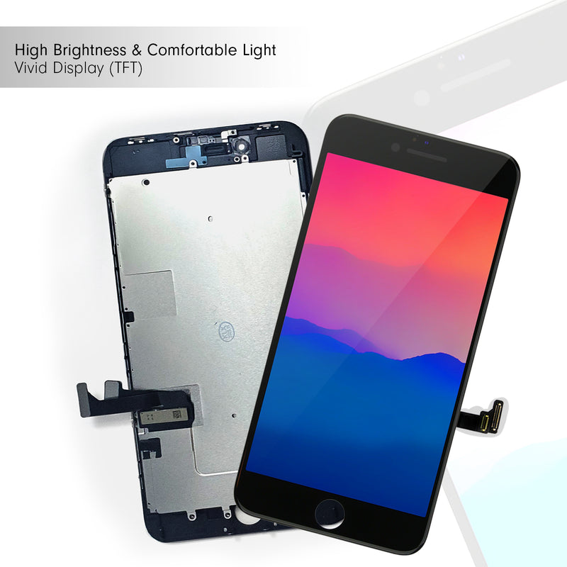 iPhone 8 PLUS BLACK LCD Screen Replacement (5.5 Inch) - CELL4LESS
