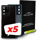 Samsung Galaxy S20 ULTRA 5G Backglass Replacement w/ Pre-Installed Lens and Adhesive & Removal Tool SM-G988 - CELL4LESS