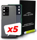 Samsung Galaxy S20 ULTRA 5G Backglass Replacement w/ Pre-Installed Lens and Adhesive & Removal Tool SM-G988 - CELL4LESS