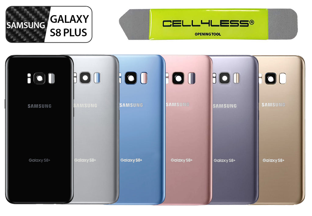 Samsung Galaxy S8+ PLUS Back Glass Replacement with Camera Lens