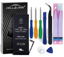 iPhone 7 PLUS Battery Replacement Kit for A1661, A1784 & A1785-2900 mAh, 3.82V, 11.10 WHR w/Assembly Tools & Adhesive Pull Strips (i7 Plus 2900 mAh) - CELL4LESS