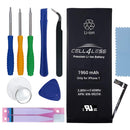 iPhone 7 Battery Replacement Kit for A1660, A1778 & A1779-1960 mAh, 3.80V, 7.45 WHR w/Assembly Tools & Adhesive Pull Strips (i7 1960 mAh) - CELL4LESS