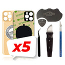 iPhone 12 Pro Back Glass W/Full Body Adhesive, Removal Tool, and Wide Camera Hole for Quicker Installation - CELL4LESS