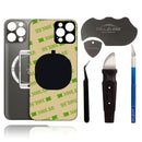iPhone 12 Pro MAX Back Glass W/Full Body Adhesive, Removal Tool, and Wide Camera Hole for Quicker Installation - CELL4LESS