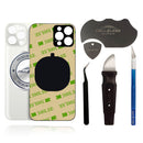 iPhone 12 Pro Back Glass W/Full Body Adhesive, Removal Tool, and Wide Camera Hole for Quicker Installation - CELL4LESS