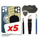 iPhone 12 Pro Back Glass W/Full Body Adhesive, Removal Tool, and Wide Camera Hole for Quicker Installation - CELL4LESS