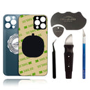 iPhone 12 Pro Back Glass W/Full Body Adhesive, Removal Tool, and Wide Camera Hole for Quicker Installation - CELL4LESS