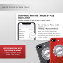 iPhone 8+ Plus Back Glass W/Full Body Adhesive, Removal Tool, and Wide Camera Hole for Quicker Installation - CELL4LESS