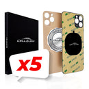 iPhone 11 Pro Back Glass W/Full Body Adhesive, Removal Tool, and Wide Camera Hole for Quicker Installation - CELL4LESS