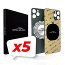 iPhone 11 Pro Back Glass W/Full Body Adhesive, Removal Tool, and Wide Camera Hole for Quicker Installation - CELL4LESS