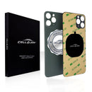 iPhone 11 Pro Back Glass W/Full Body Adhesive, Removal Tool, and Wide Camera Hole for Quicker Installation - CELL4LESS