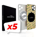 iPhone 11 Pro Back Glass W/Full Body Adhesive, Removal Tool, and Wide Camera Hole for Quicker Installation - CELL4LESS