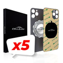 iPhone 11 Pro Back Glass W/Full Body Adhesive, Removal Tool, and Wide Camera Hole for Quicker Installation - CELL4LESS