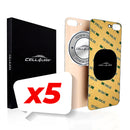 iPhone 8+ Plus Back Glass W/Full Body Adhesive, Removal Tool, and Wide Camera Hole for Quicker Installation - CELL4LESS