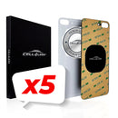 iPhone 8+ Plus Back Glass W/Full Body Adhesive, Removal Tool, and Wide Camera Hole for Quicker Installation - CELL4LESS