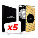 iPhone 8+ Plus Back Glass W/Full Body Adhesive, Removal Tool, and Wide Camera Hole for Quicker Installation - CELL4LESS