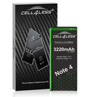 Samsung Note 4 Battery Replacement Kit Compatible -N910A, N910T, N910V Models & More - 3220 mAh Samsung Note 4 - CELL4LESS